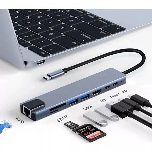 💻Adaptador 8 en 1 🔗 📲